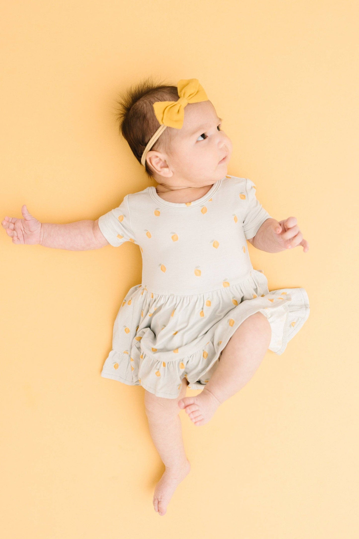 Bodysuit Bamboo Dress || Lemon Delight