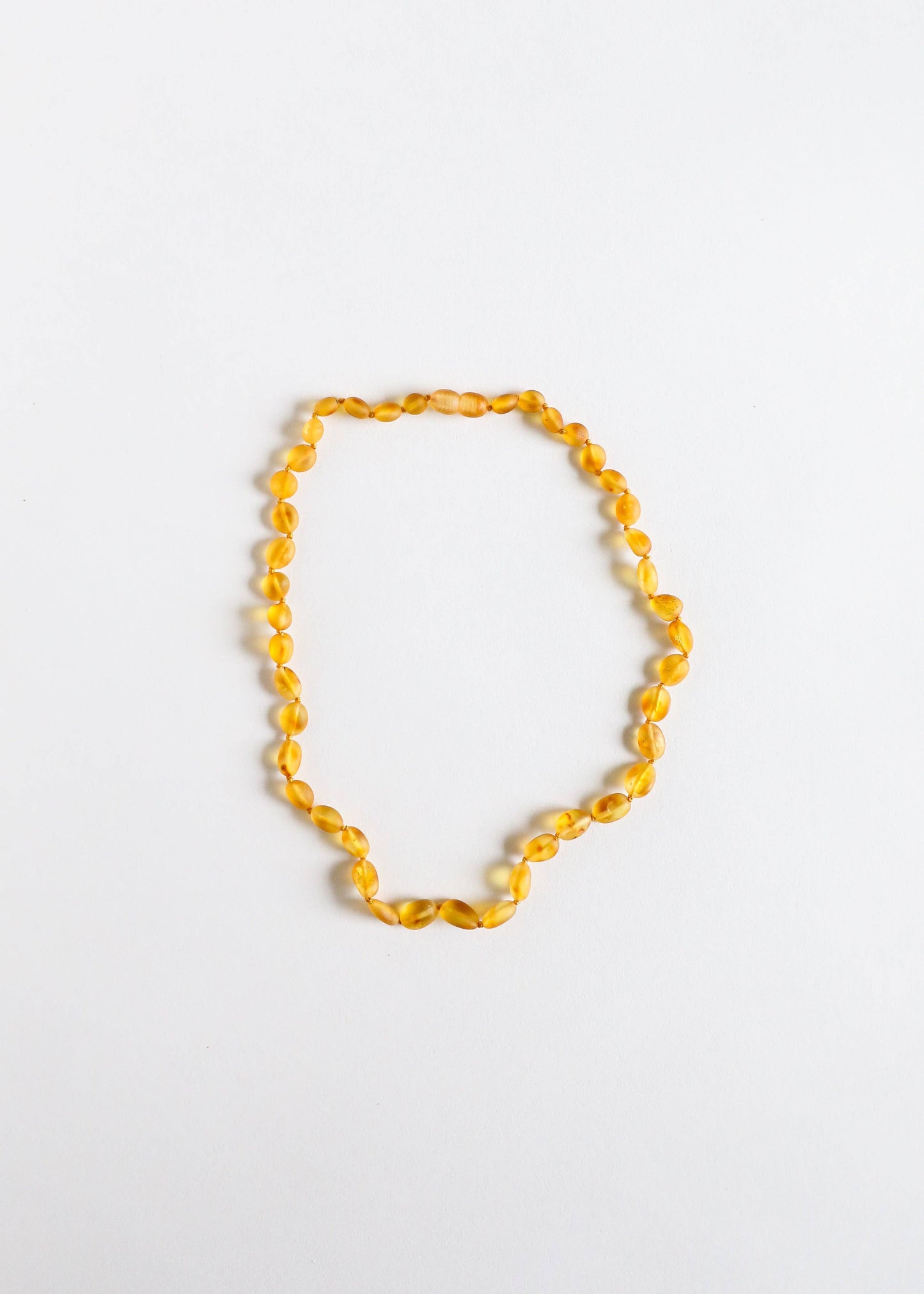 Raw Honey Baltic Amber || Baby Necklace 11"