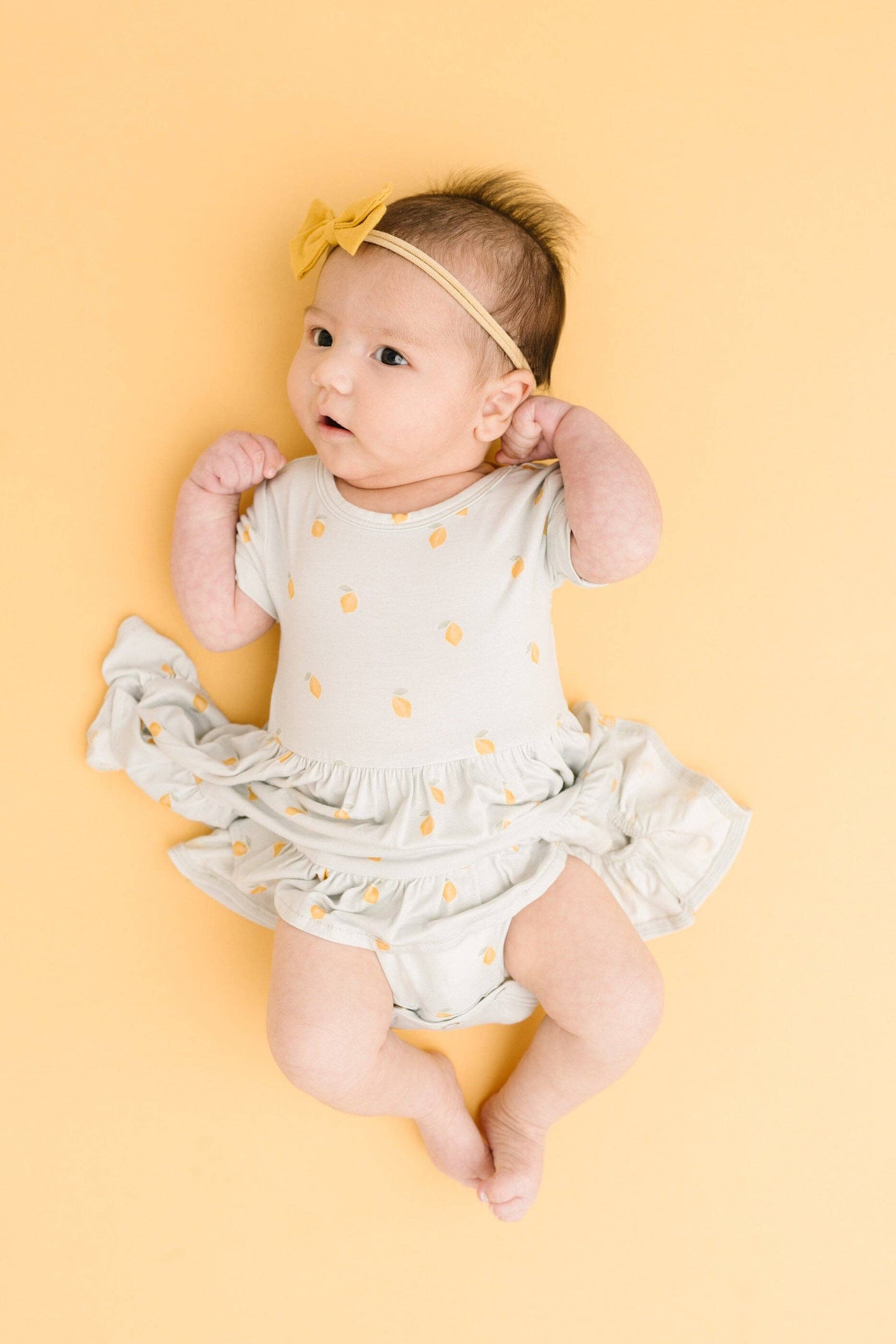 Bodysuit Bamboo Dress || Lemon Delight