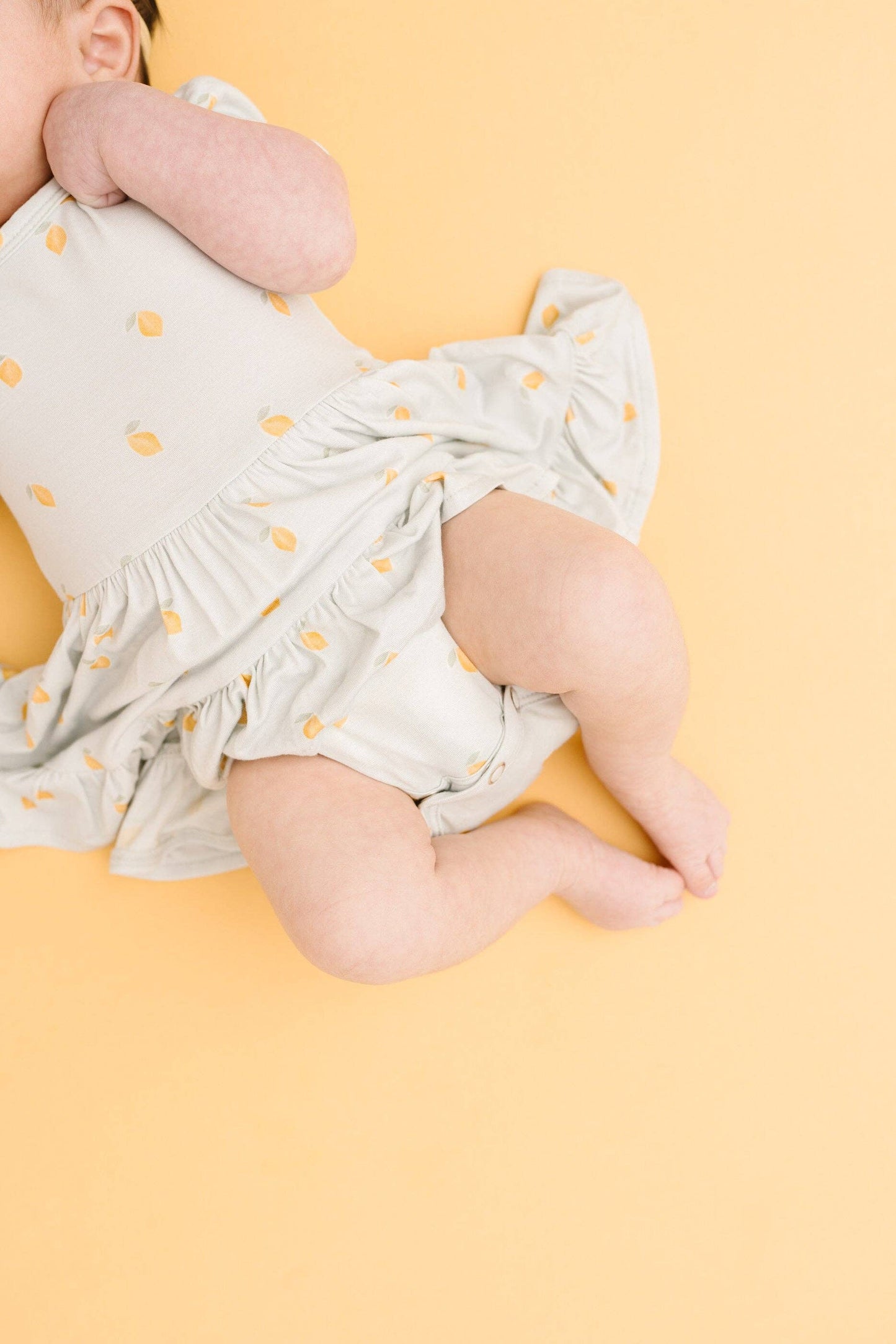 Bodysuit Bamboo Dress || Lemon Delight