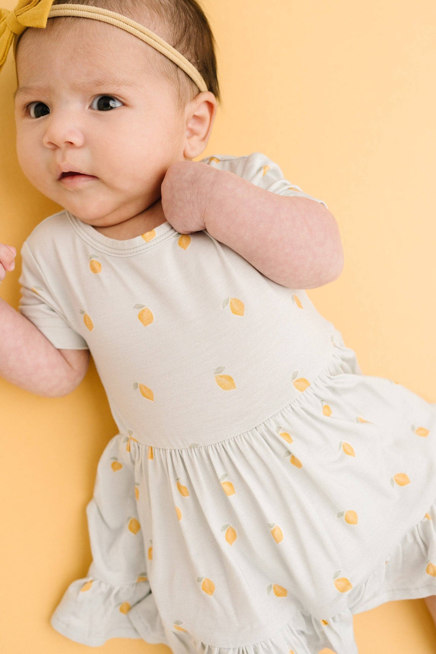 Bodysuit Bamboo Dress || Lemon Delight