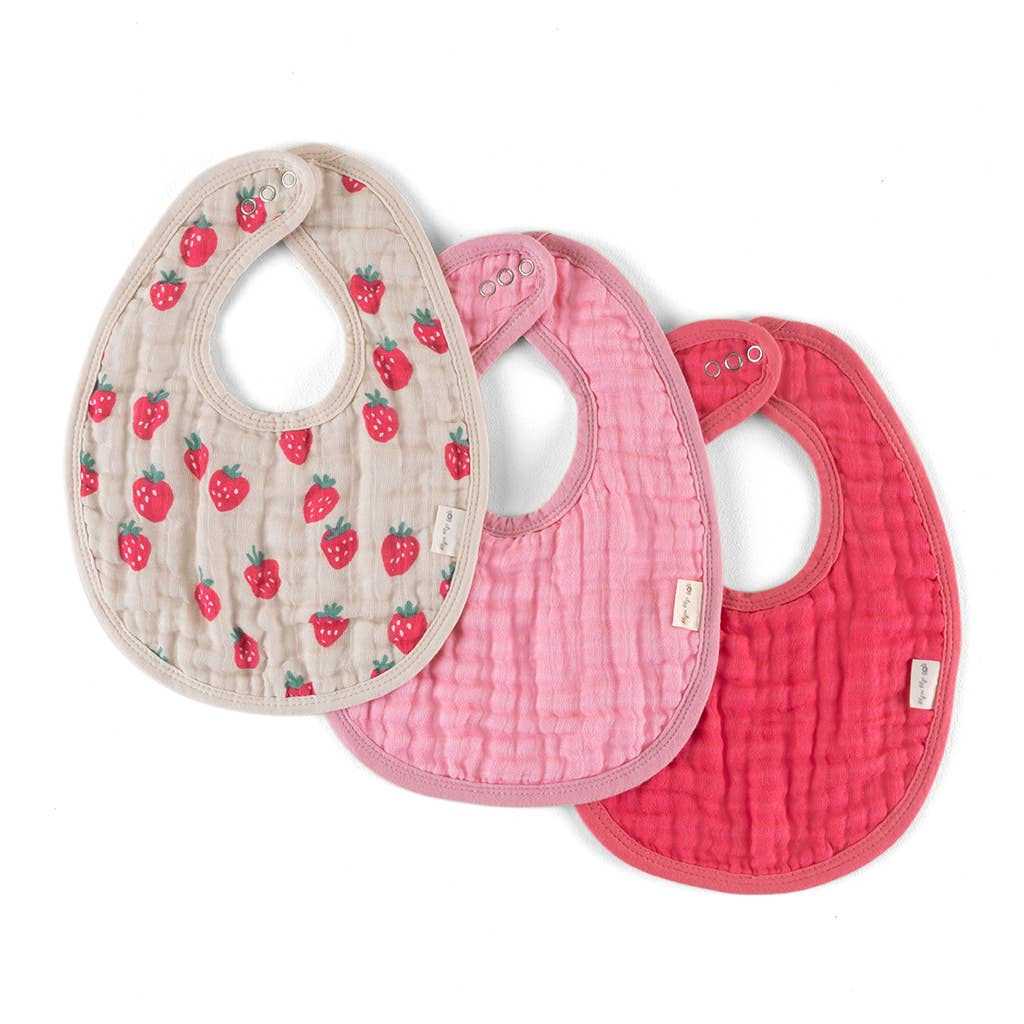 Itzy Bibs™ || Strawberries + Cream
