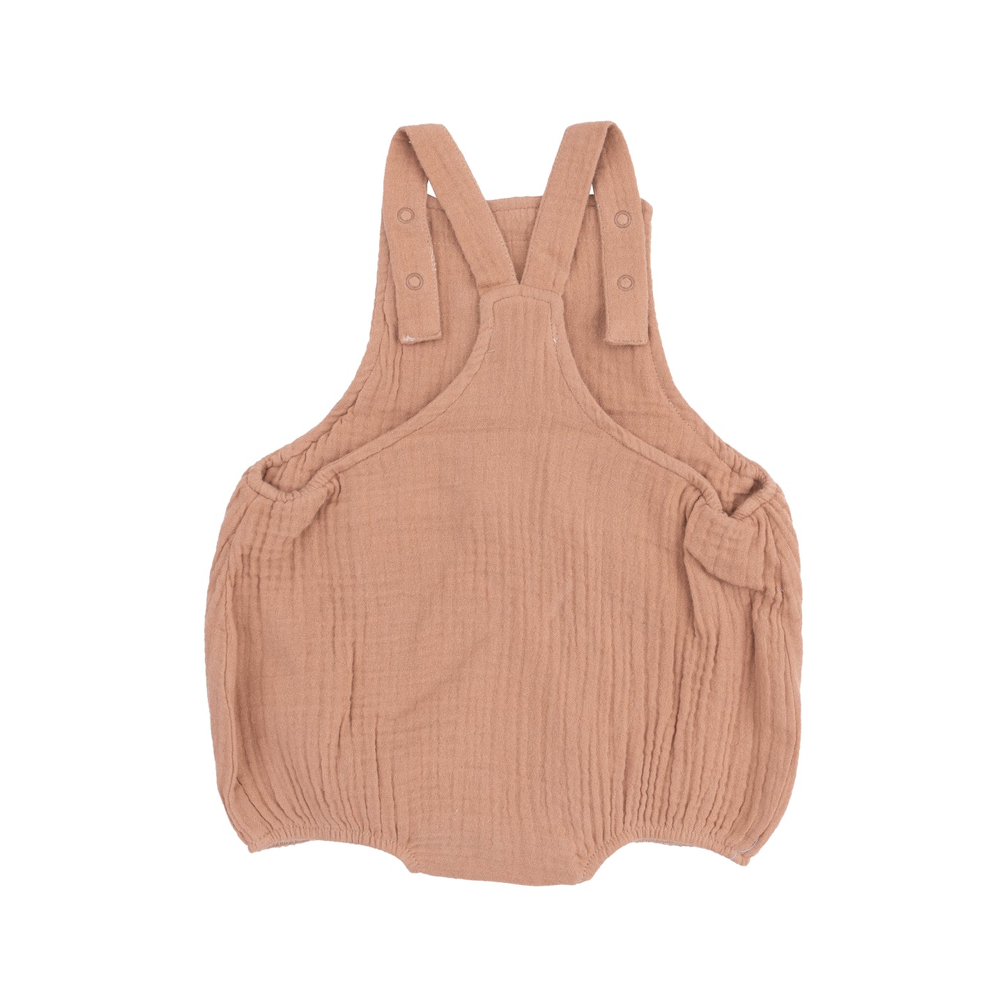 Muslin Pocket Sunsuit || Camel