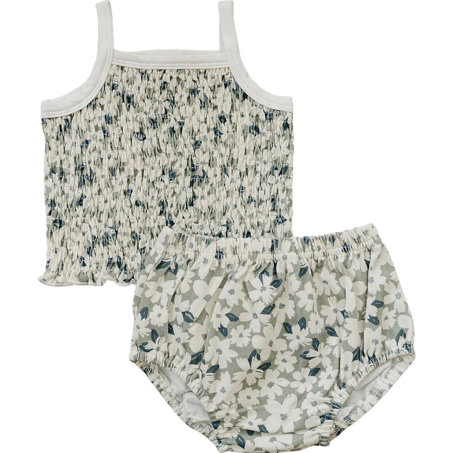 Ruched Bloomer Set || Spring Floral