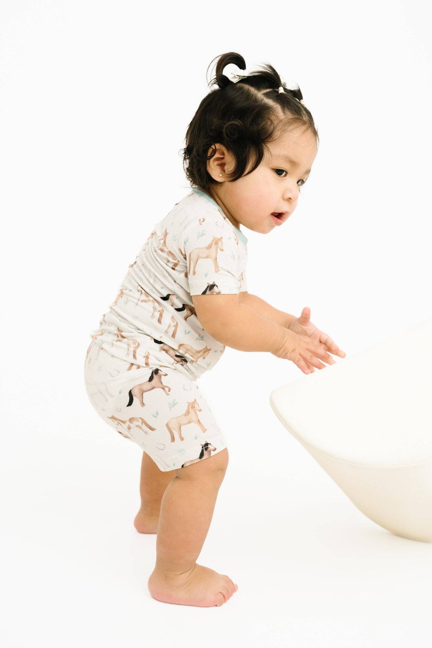 Prairie Gallop Bamboo Shorts Set || Prairie Gallop