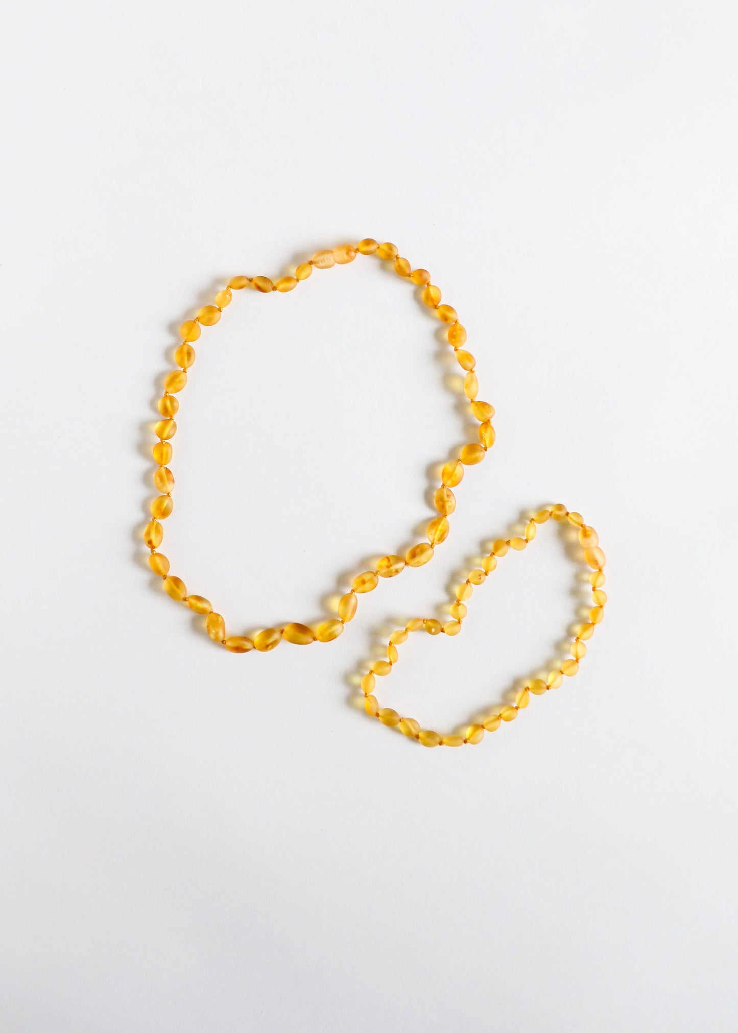 Raw Honey Baltic Amber || Baby Necklace 11"