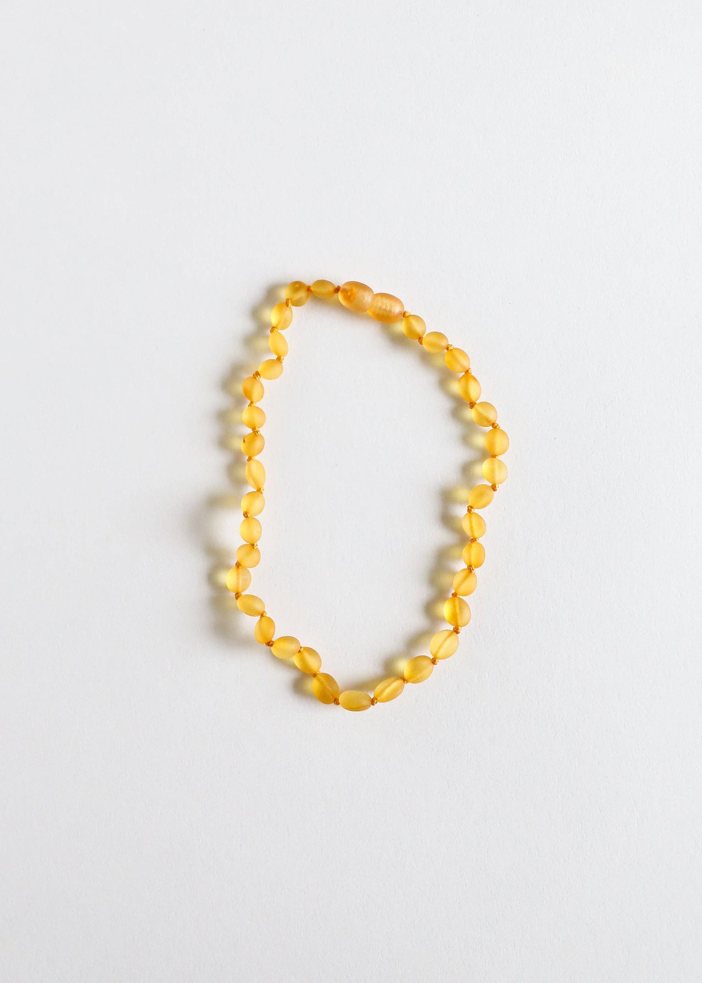Raw Honey Baltic Amber || Baby Necklace 11"