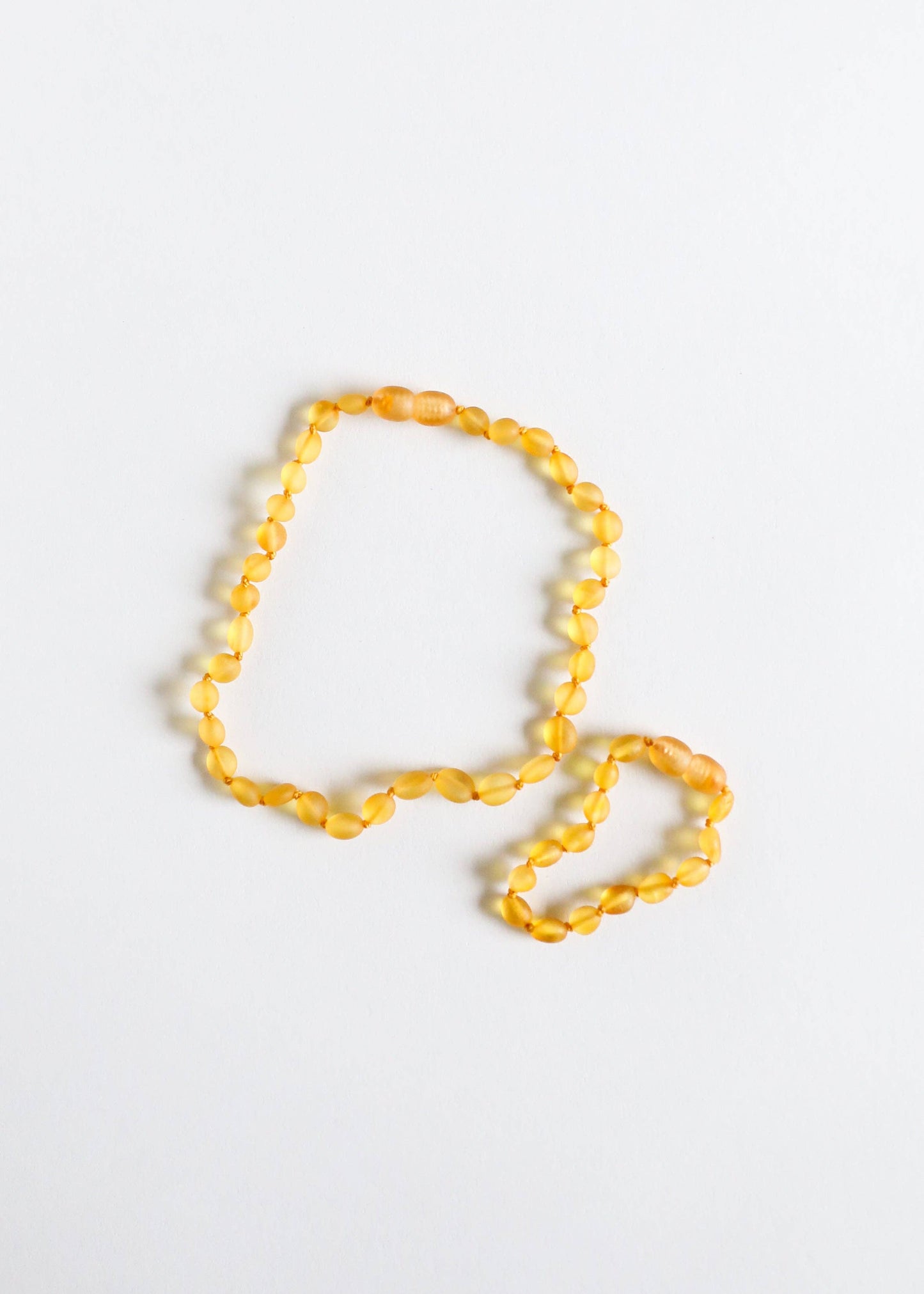 Raw Honey Baltic Amber || Baby Necklace 11"