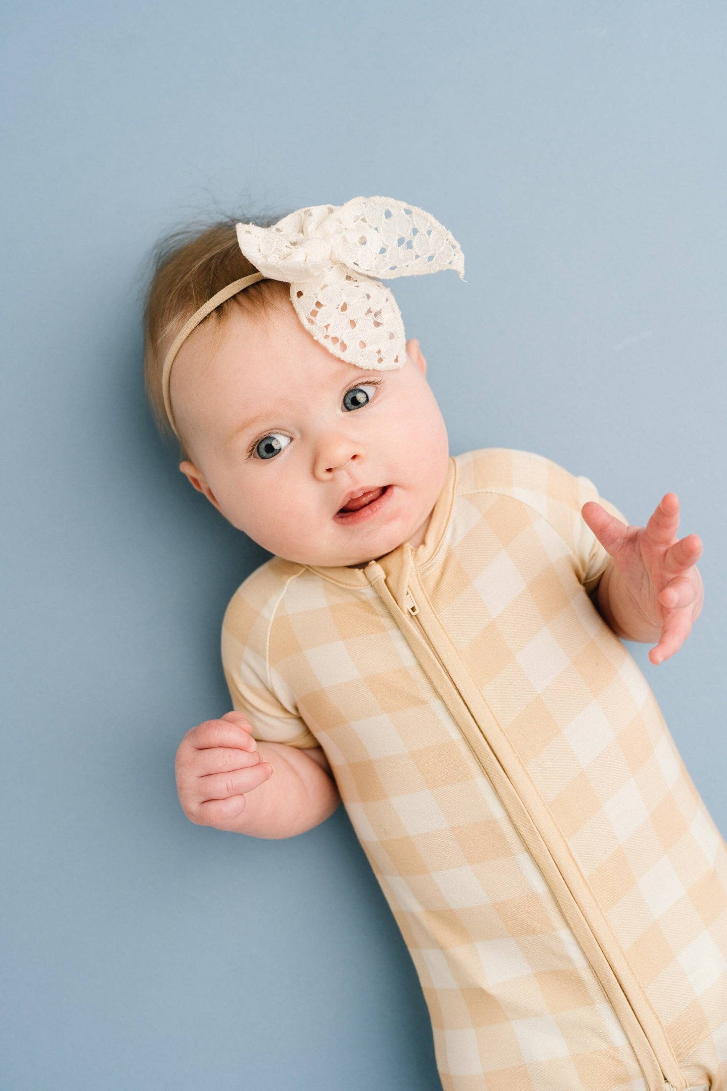 Bamboo Short Romper || Desert Plaid