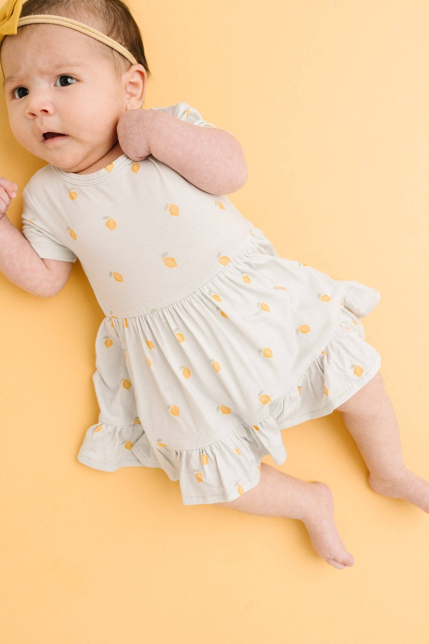 Bodysuit Bamboo Dress || Lemon Delight