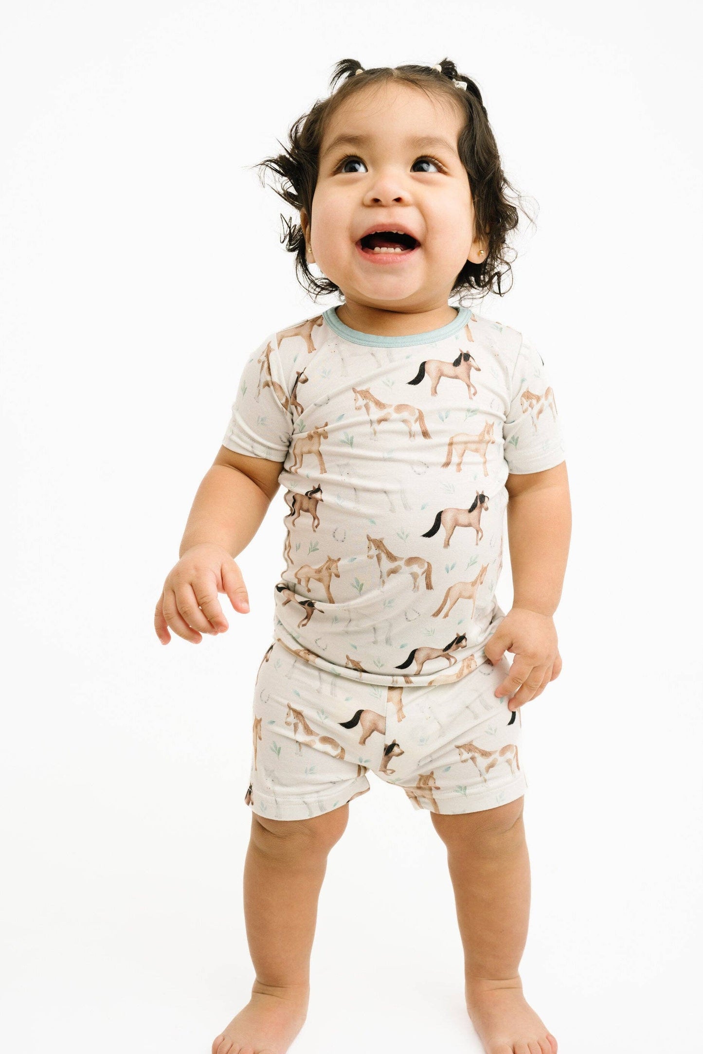 Prairie Gallop Bamboo Shorts Set || Prairie Gallop