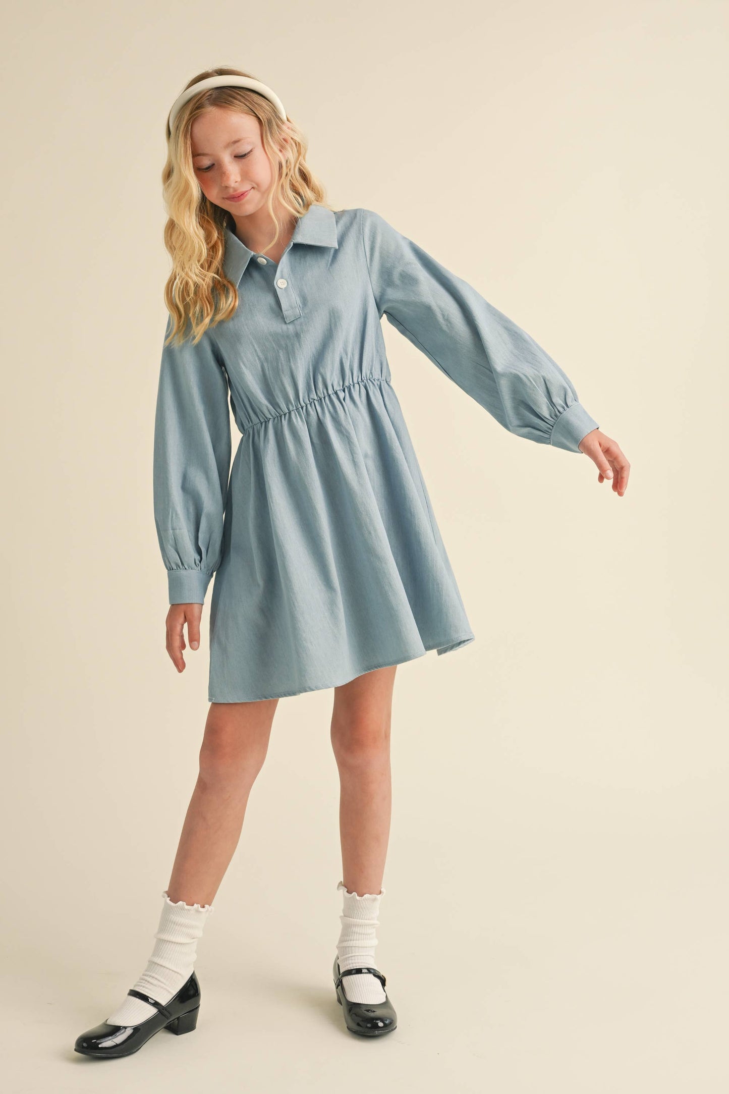 Shirt Dress || Light Chambray