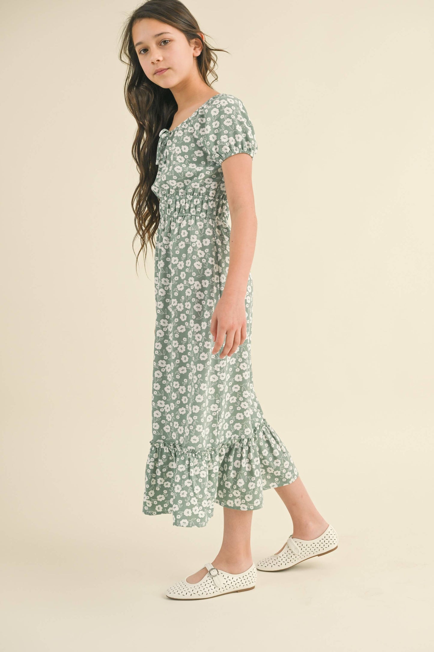 Empire Waist Maxi Dress || Floral