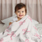 Ultra Soft Luxe Blanket || Pink Bows