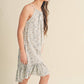 Halter Flounce Dress || Sage + Stone Blue