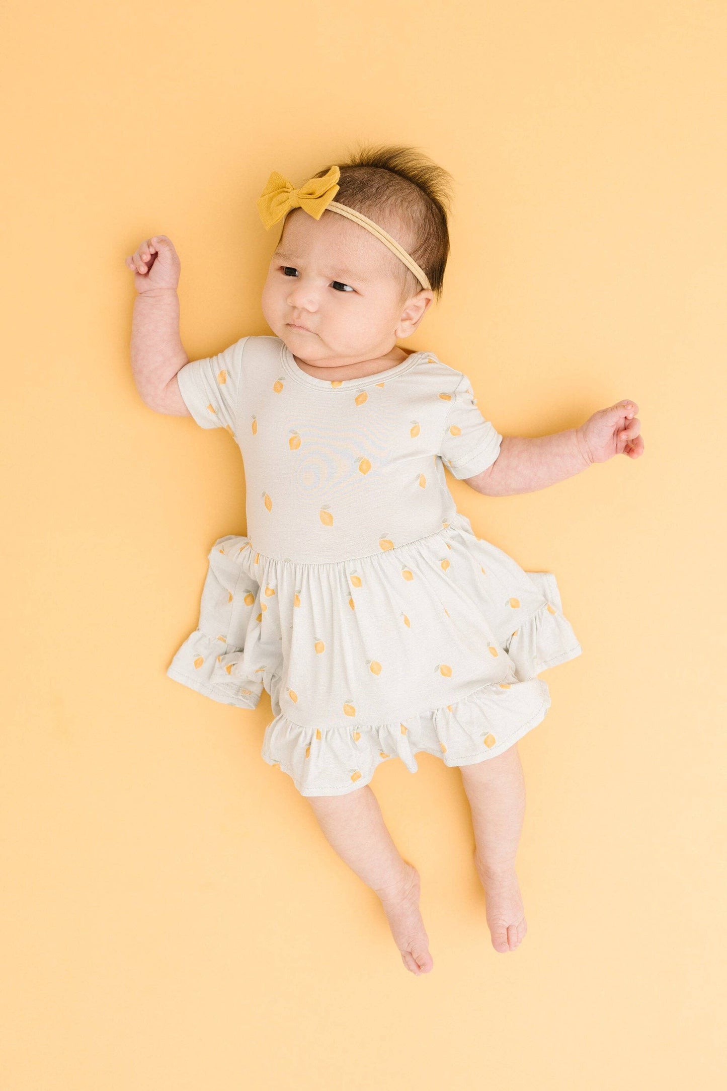 Bodysuit Bamboo Dress || Lemon Delight