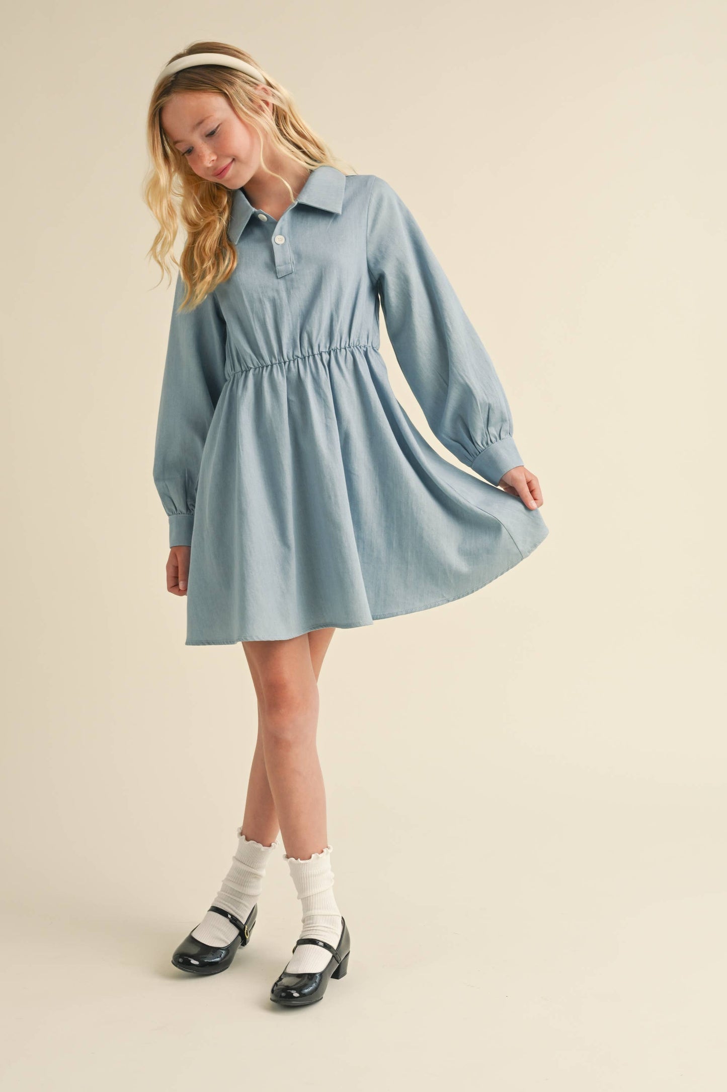 Shirt Dress || Light Chambray