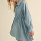 Shirt Dress || Light Chambray