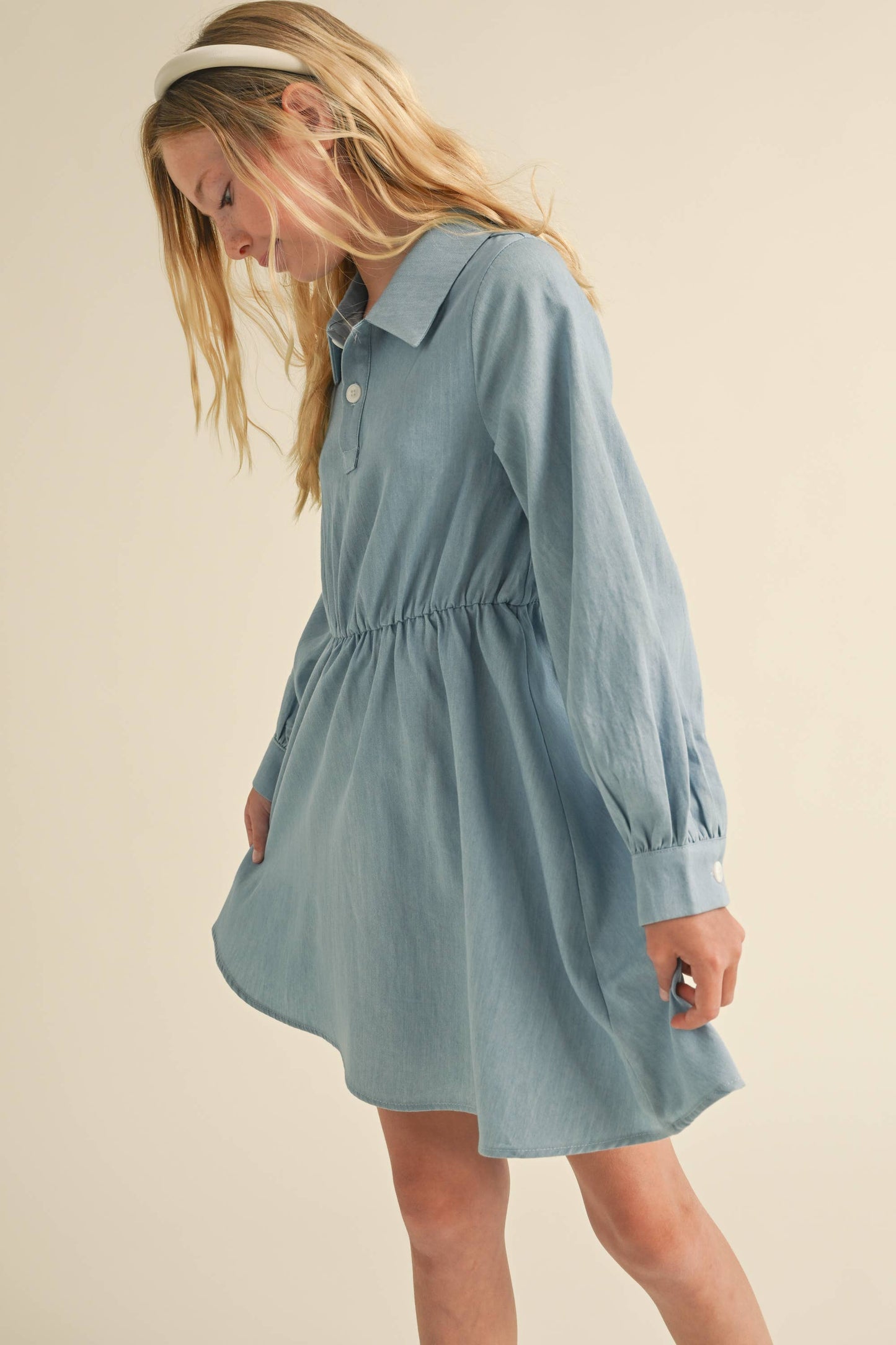 Shirt Dress || Light Chambray