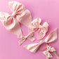 Petite Party Bow w/Alligator Clip || Candy Pink