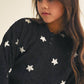 Henley Pullover Sweater || Stars