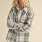 Fall Shacket || Blue Plaid