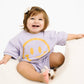 Short Sleeve Smiley Set || Lilac