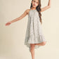 Halter Flounce Dress || Sage + Stone Blue