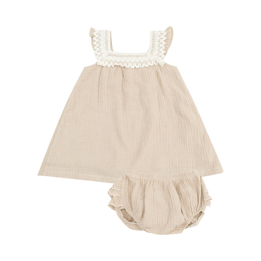 Muslin Sundress (Dress Only) || Oxford Tan