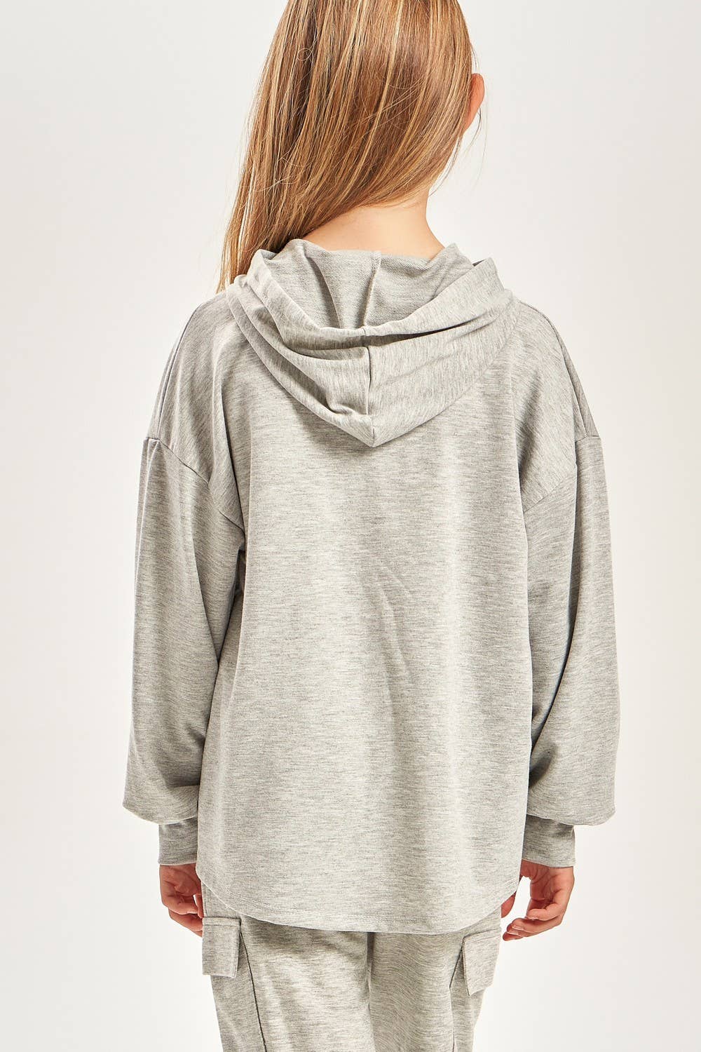 French Terry Hoodie || Heather Grey