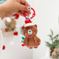 Holiday Itzy Pal™ Plush + Teether || Bear