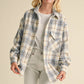 Fall Shacket || Blue Plaid