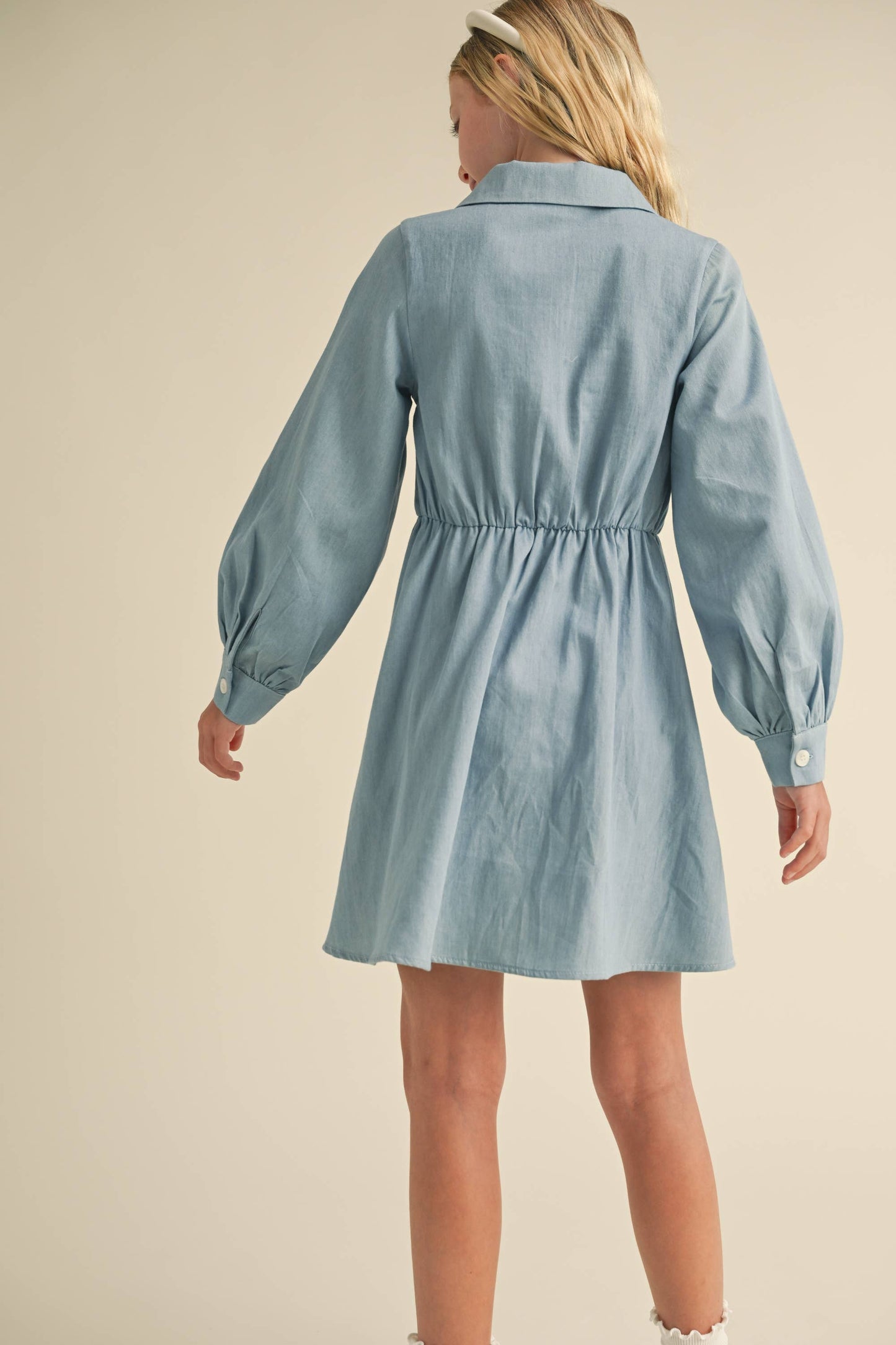 Shirt Dress || Light Chambray