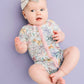 Bamboo Short Romper || Spring Bows