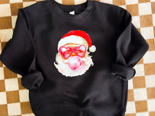 Crewneck Sweatshirt || Bubblegum Santa