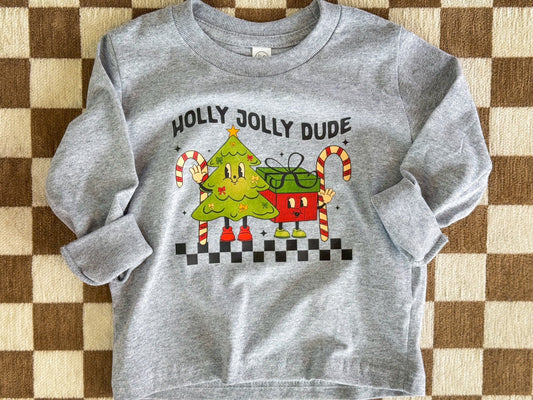 Long Sleeve Tshirt || Holly Jolly Dude