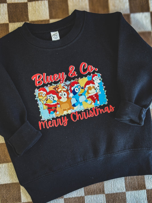 Crewneck Sweatshirt || Bluey & Co. Christmas