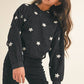 Henley Pullover Sweater || Stars