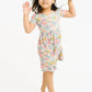 Short Sleeve Bamboo Dress || Garden Glow