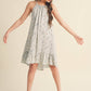 Halter Flounce Dress || Sage + Stone Blue