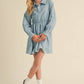 Shirt Dress || Light Chambray