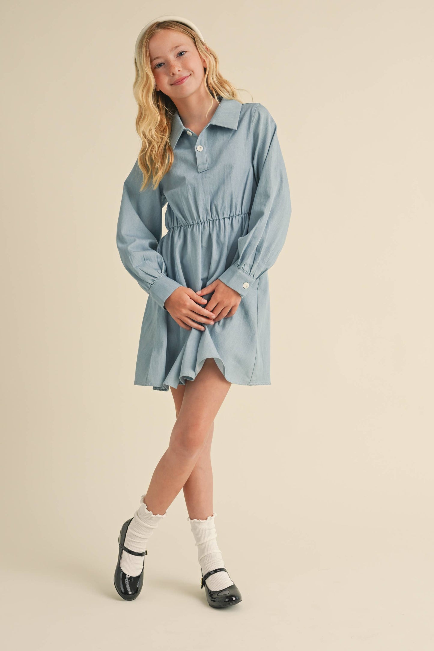 Shirt Dress || Light Chambray