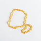 Raw Honey Baltic Amber || Baby Necklace 11"