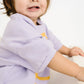 Short Sleeve Smiley Set || Lilac