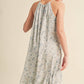 Halter Flounce Dress || Sage + Stone Blue
