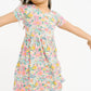 Short Sleeve Bamboo Dress || Garden Glow