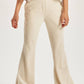 Corduroy Flare Pants || Cream