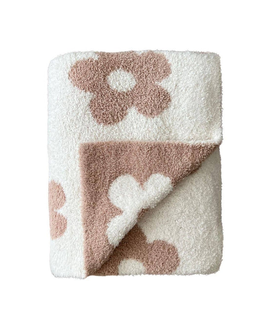 Ultra Plush Blanket || Daisy Latte