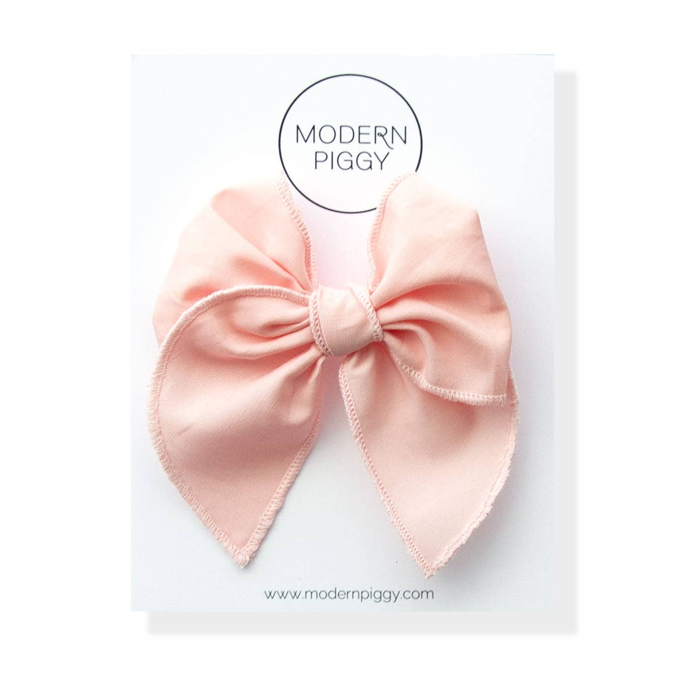 Petite Party Bow w/Alligator Clip || Candy Pink