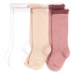Girlhood || Lace Top Knee High Sock 3-Pack 1.5-3Y